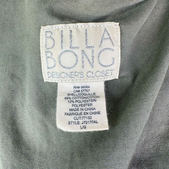 Billabong Designer’s Closet Fall Dayz Military Jacket - Size Large - Picture 7 of 7